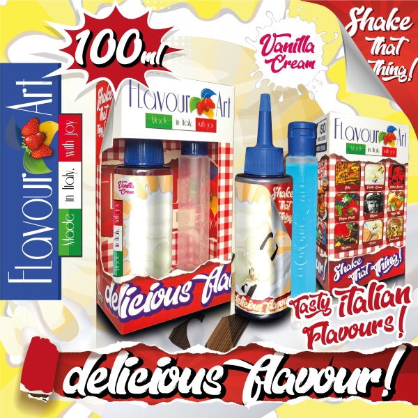Flavour Art Mix & Shake - Vanilla Cream  - Χονδρική